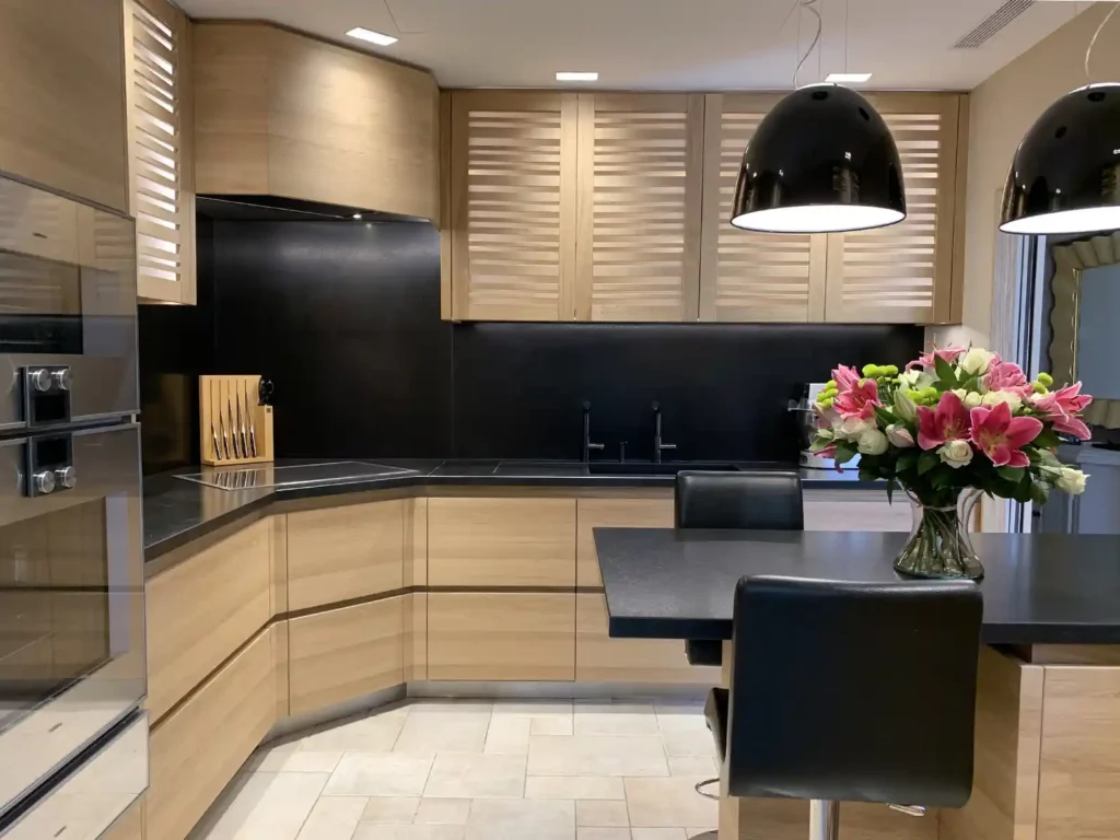 cuisine sur mesure en chêne