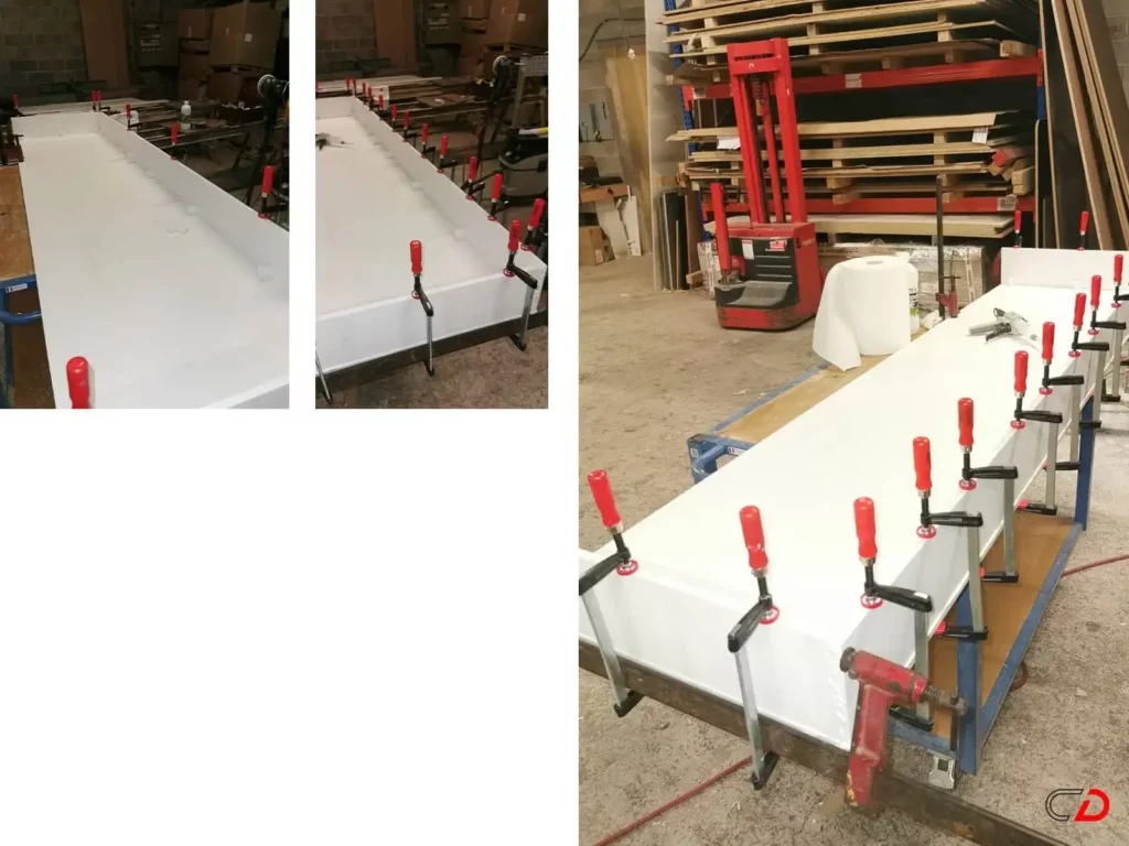 Corian fabrication