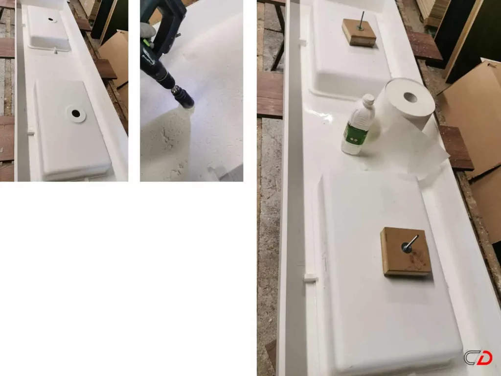 Corian fabrication