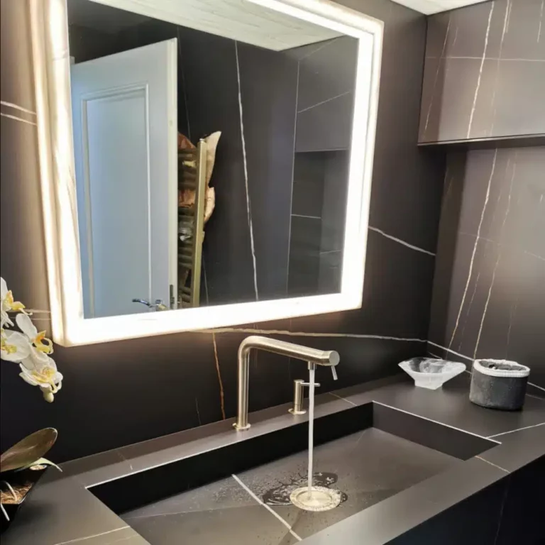 salle de bain corian